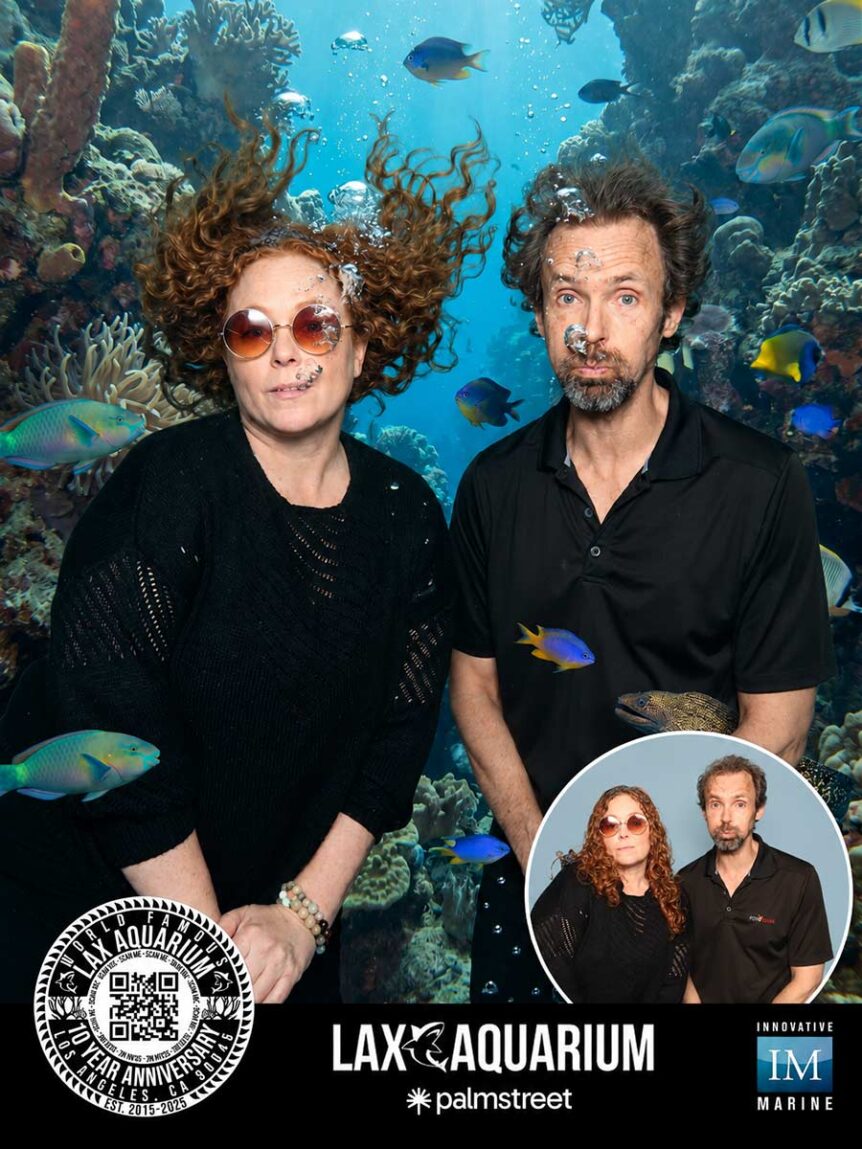 AI Photo Booth Los Angeles LAX Aquarium